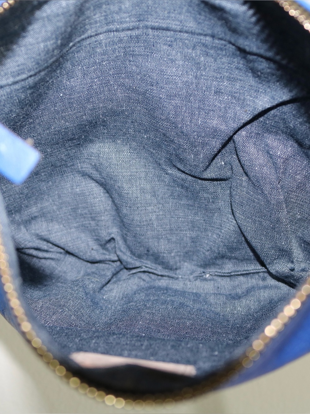 Clare V. Petit Moyen Messenger Bag in Royal Blue - Picture 10 of 13